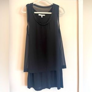 Robert Rodriguez sexy sheer overlay tunic